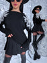 Jumper "FESTIVE W2405" - BLACK